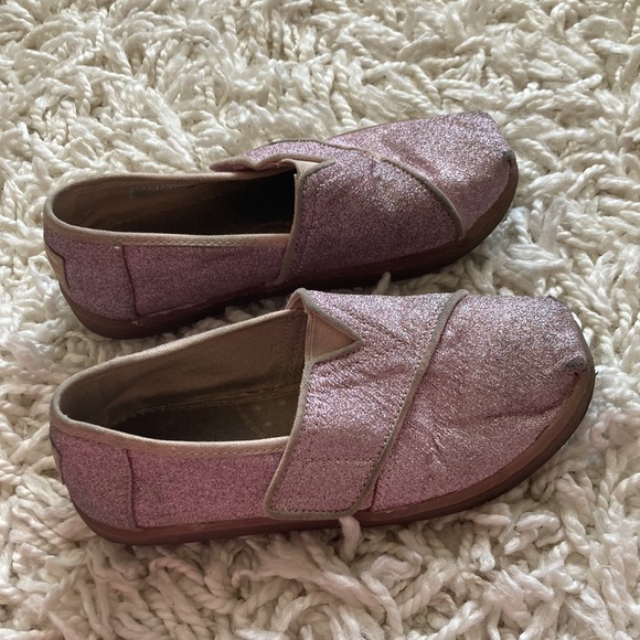 TOMS Sparkle Glitter Shoe Purple Pink Size 11 - Picture 6 of 12